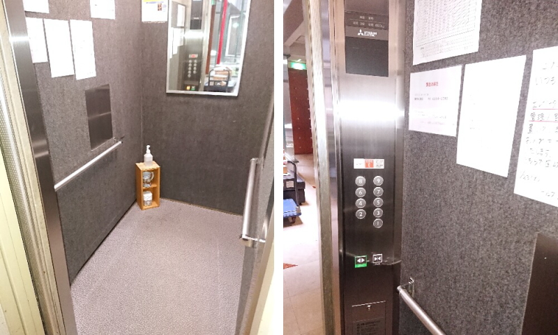 ミールズ江坂　エレベーター